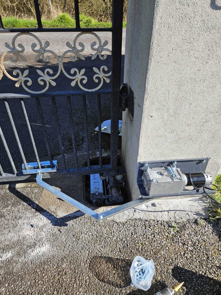 setting up an automated gate